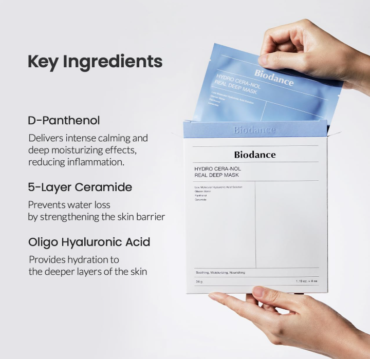 BIODANCE Hydro Cera-nol Real Deep Mask (Includes 7 Masks)